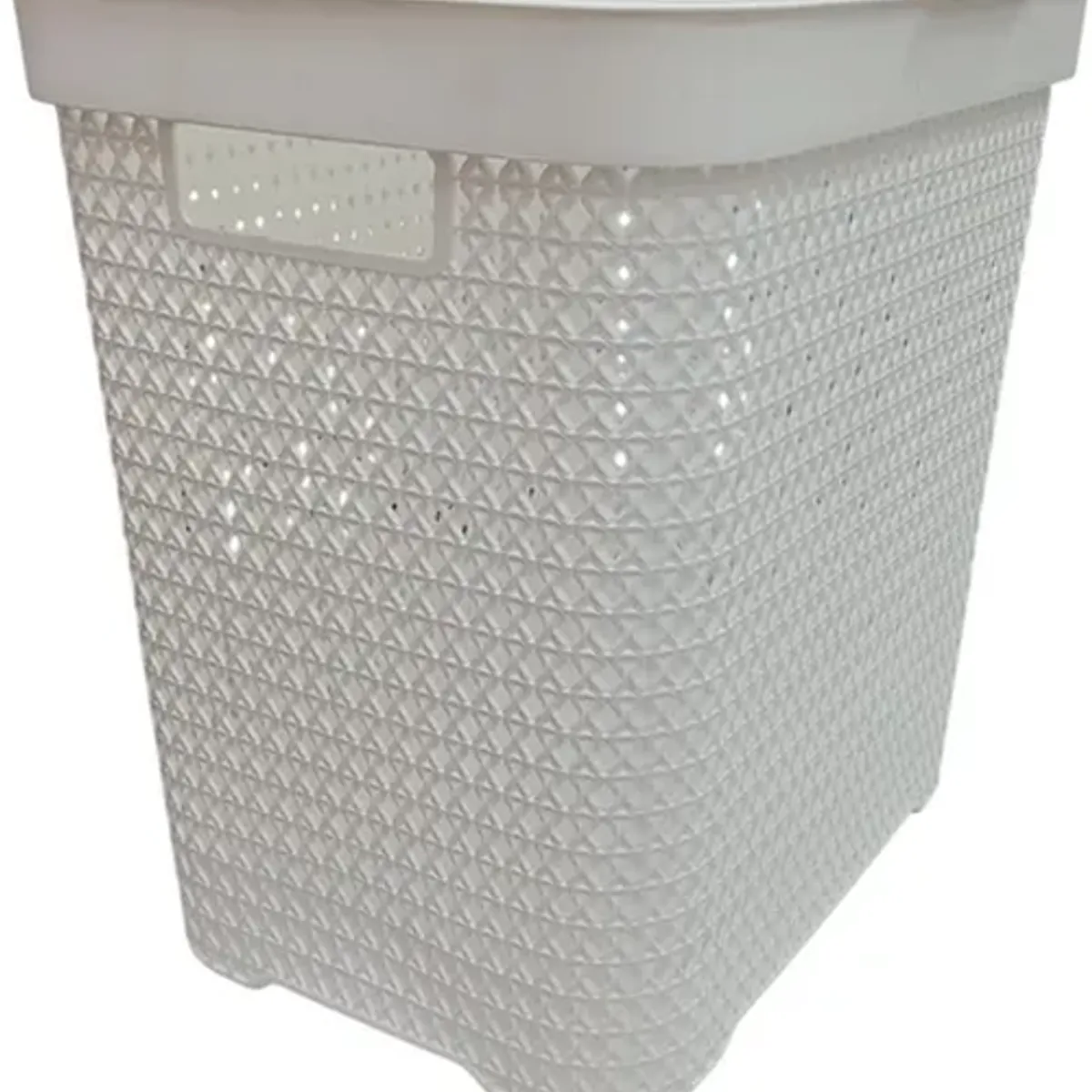 GENERICO - Canasto ropa organizador con tapa rectangular