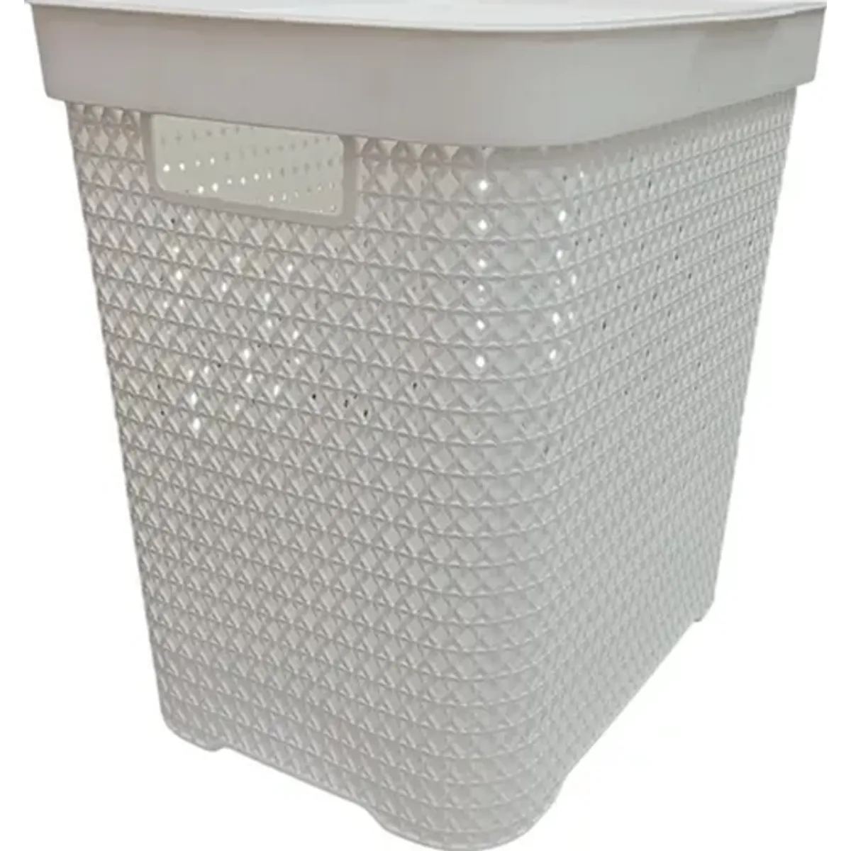 GENERICO - Canasto ropa organizador con tapa rectangular