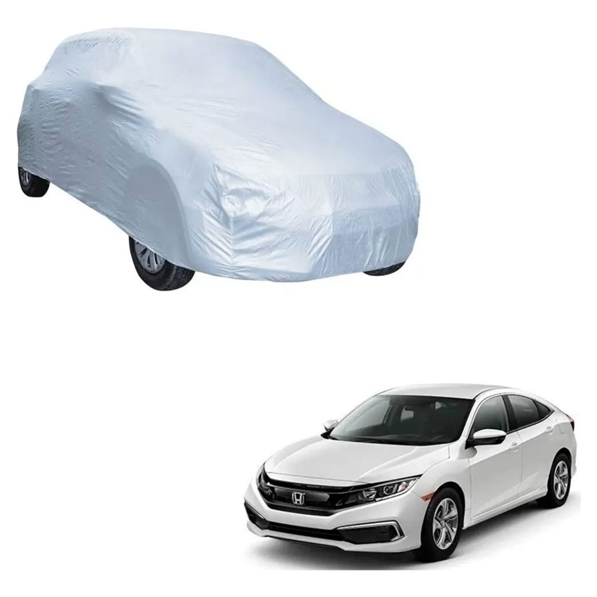 GENERICO - Carpa funda auto gruesa impermeable con felpa