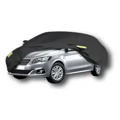 GENERICO - Carpa funda auto gruesa impermeable xl color negro