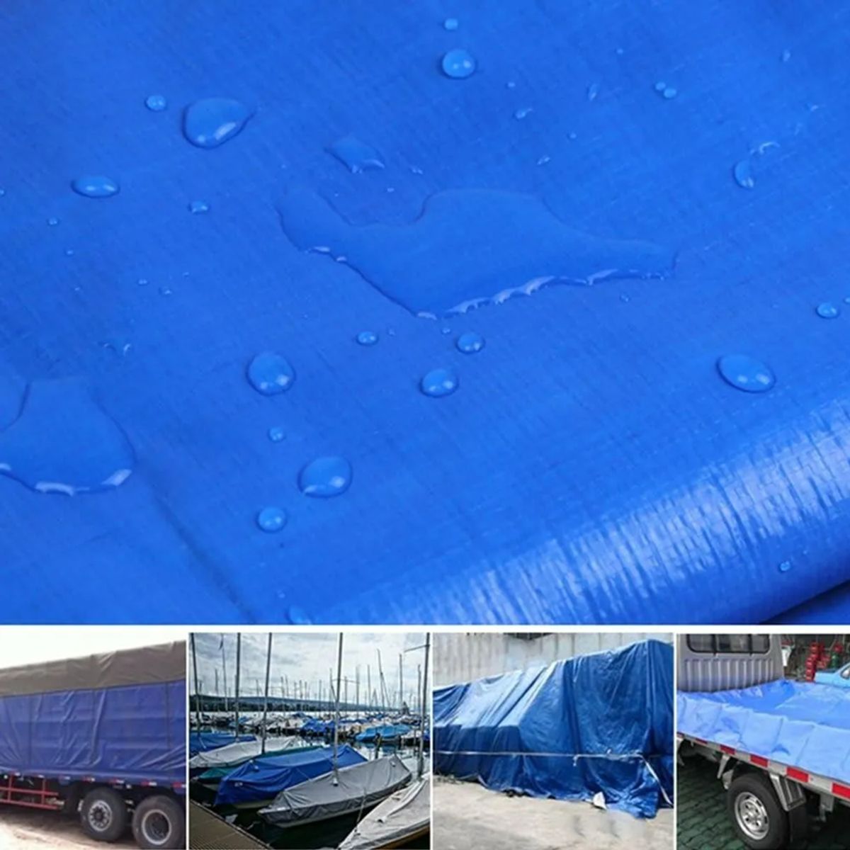 GENERICO - Carpa lona impermeable multiuso 6x4m