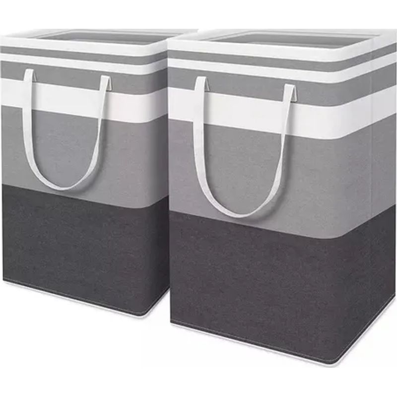 GENERICO - Cesto ropa sucia plegable 75l 2p