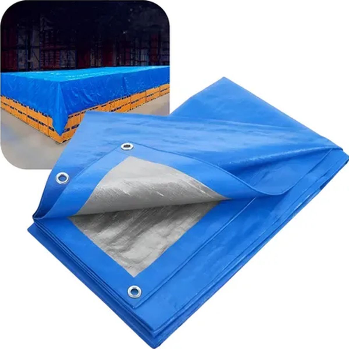 GENERICO - Carpa lona multiuso impermeable 4x5m