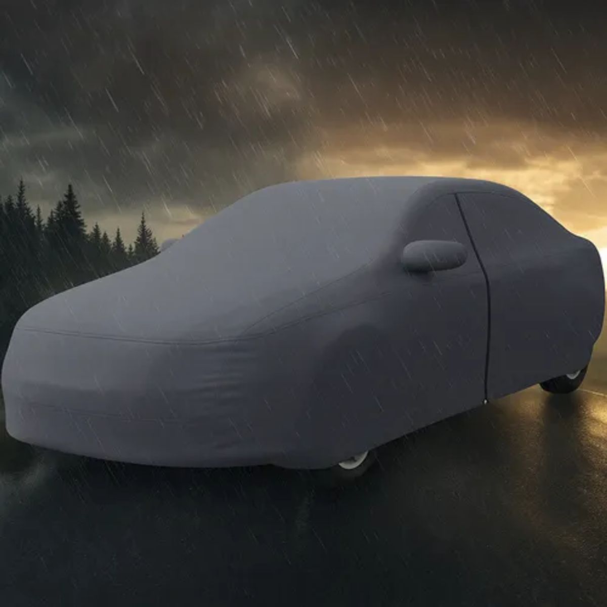 GENERICO - Carpa funda auto xl premium con felpa