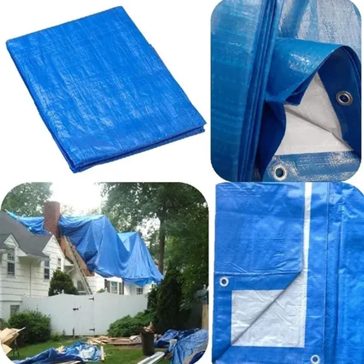 GENERICO - Carpa lona impermeable multiuso 3x3m