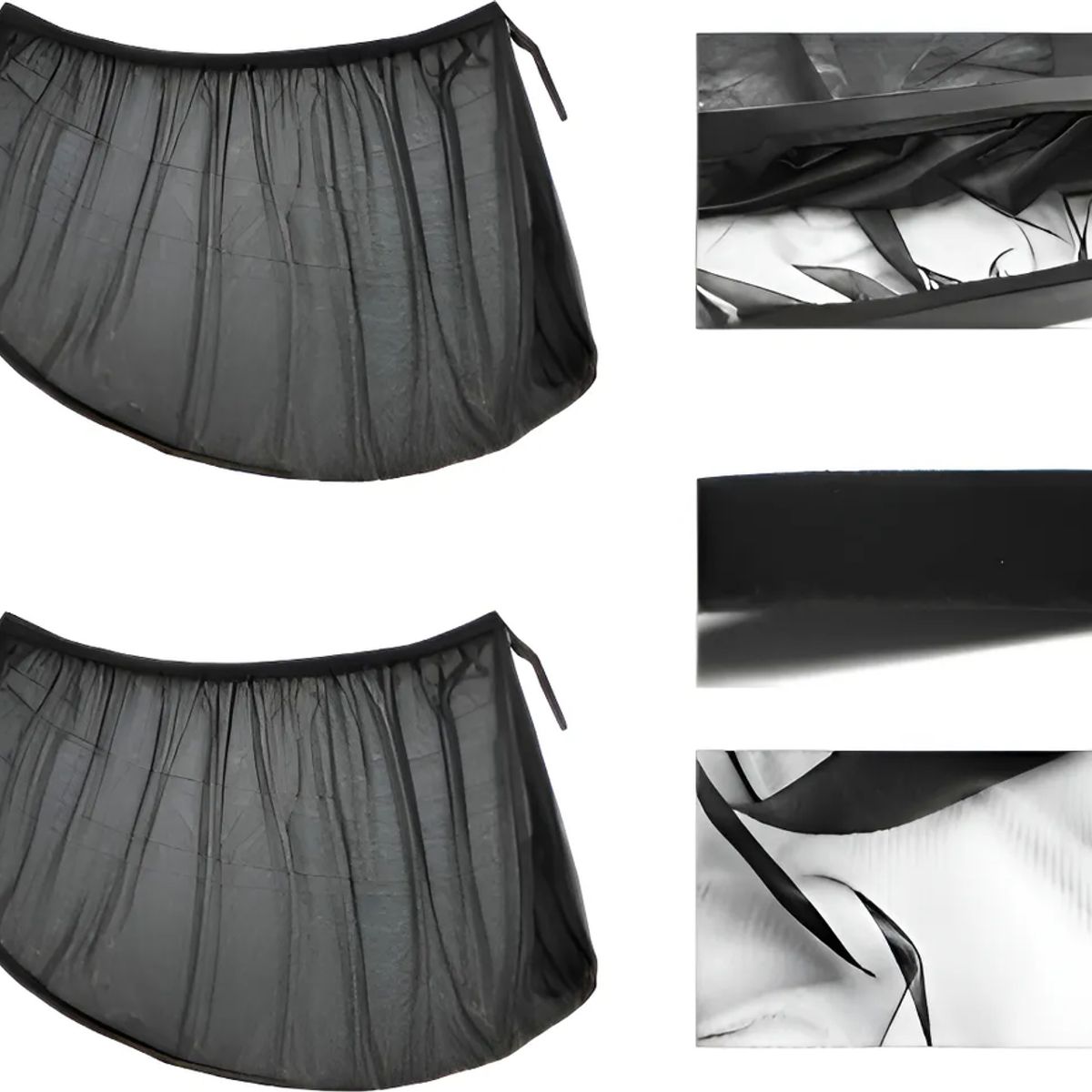 GENERICO - Parasol ventana trasera auto pack uv