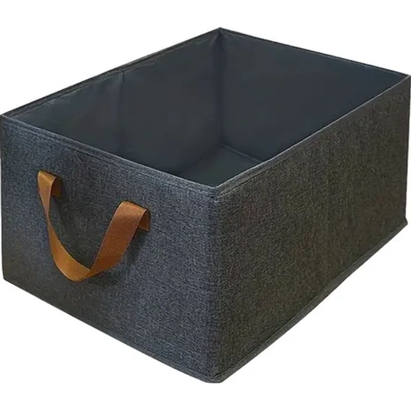 GENERICO - Cesta ropa almacenamiento con asas rectangular