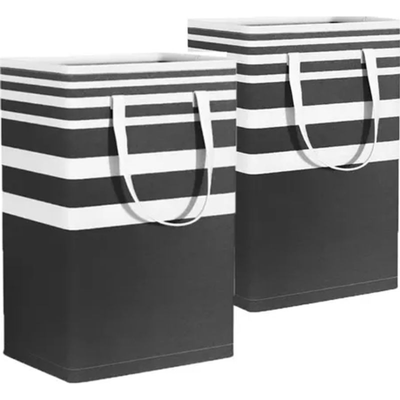 GENERICO - Pack 2 cestos ropa sucia plegables 100l