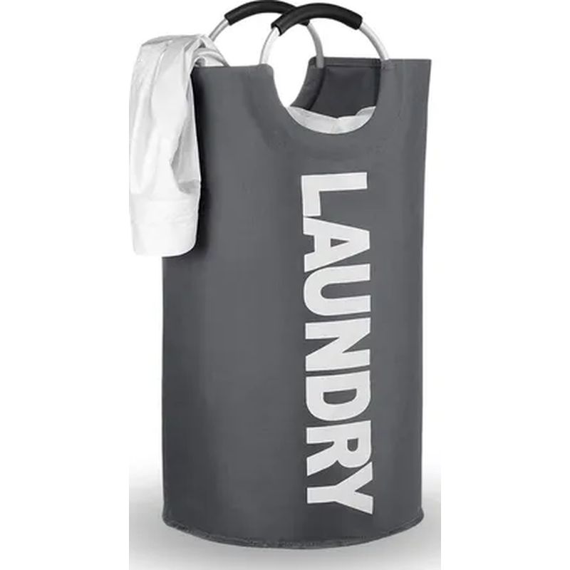 DII Cartello In Metallo E Legno Stile Rustico Con Ganci - Scritta 'Laundry' Per Lavanderia, 45,7 X 22,9 Cm, Colore Naturale