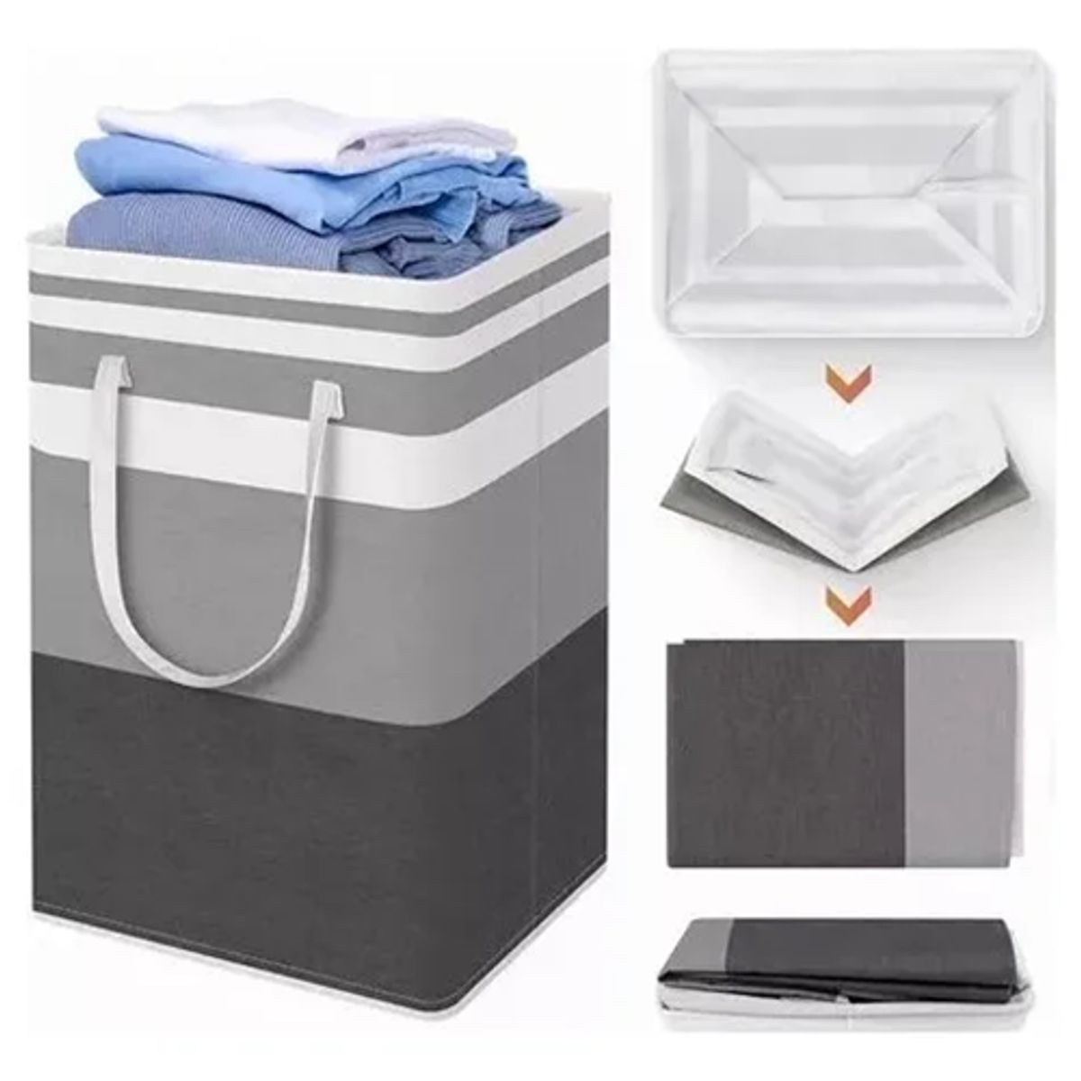 GENERICO - Cesto ropa sucia plegable 75l