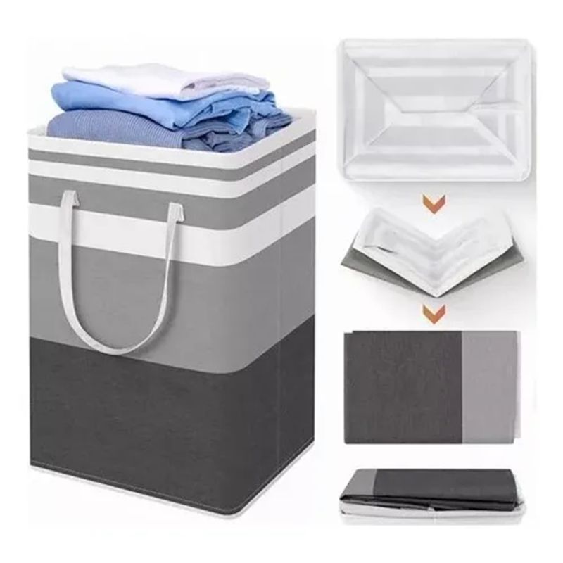GENERICO - Cesto ropa sucia plegable 75l