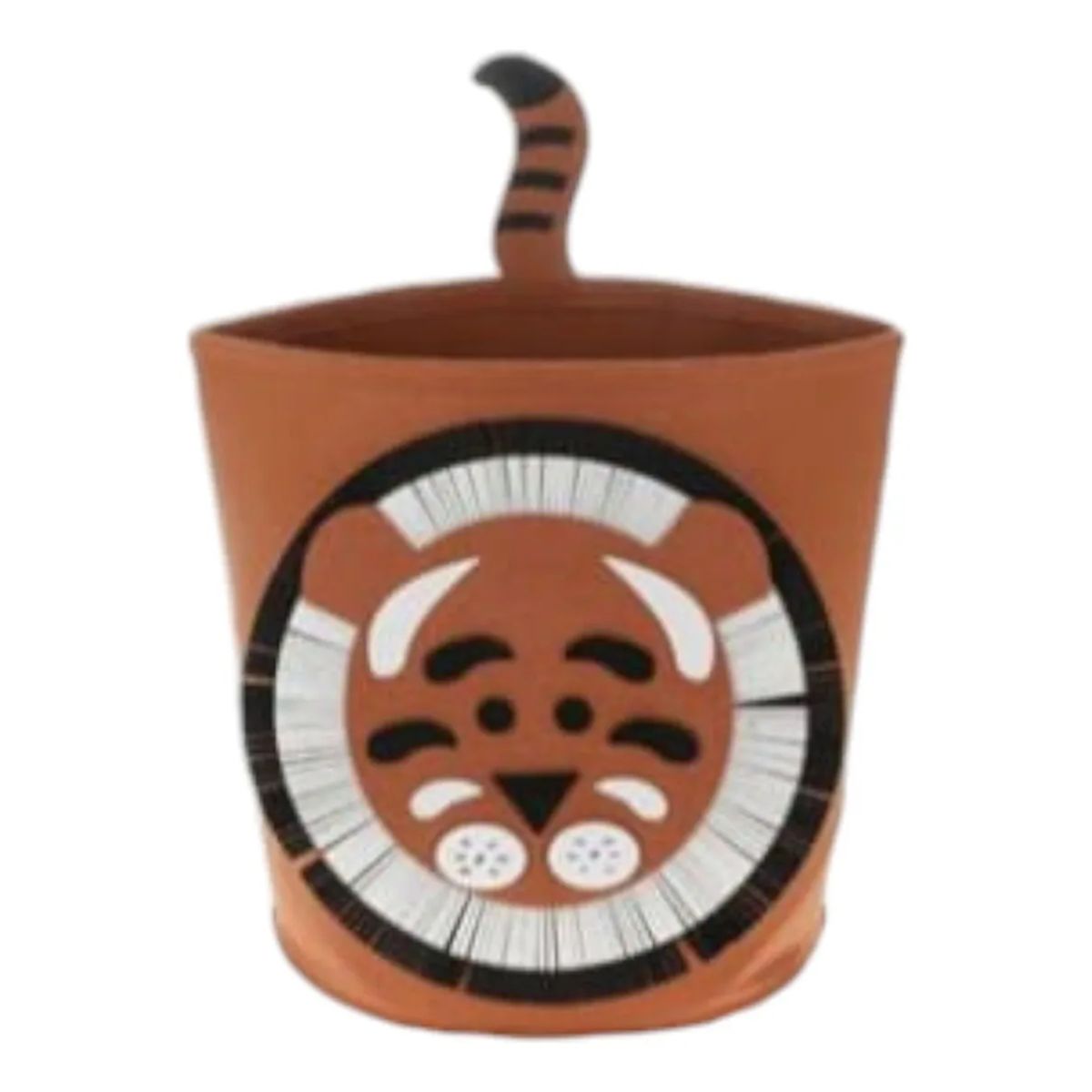 GENERICO - Canasto ropa 5 modelos color marrón tigre