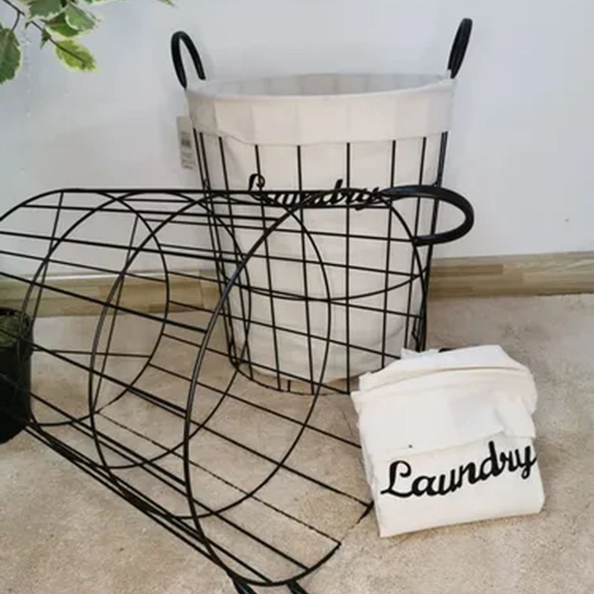 GENERICO - Canasto laundry rejillas aluminio 30x40