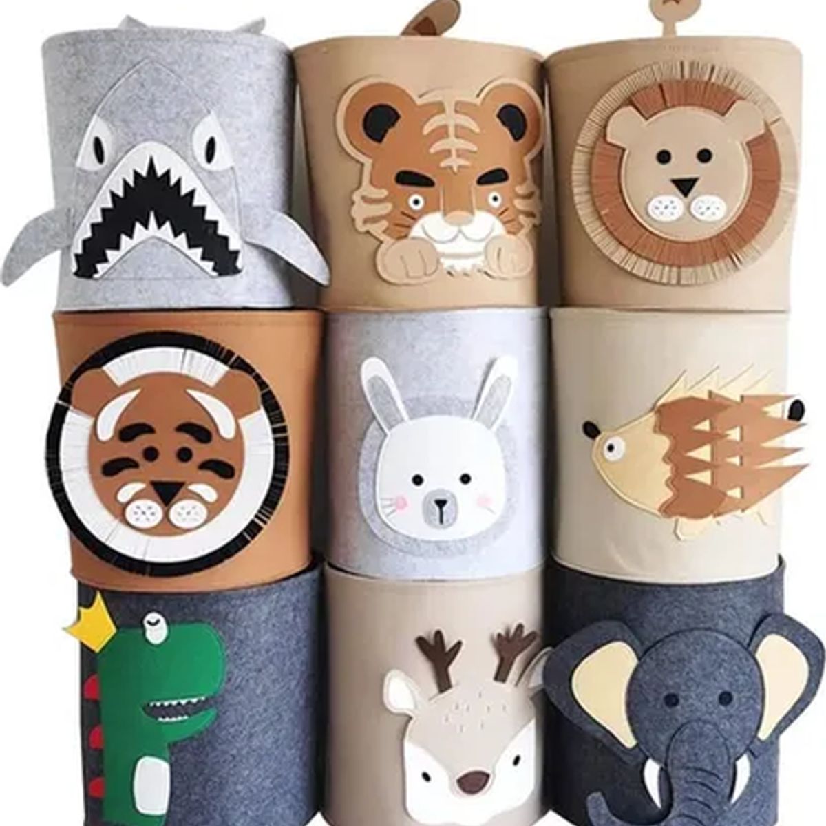 GENERICO - Canasto infantil diseño animales