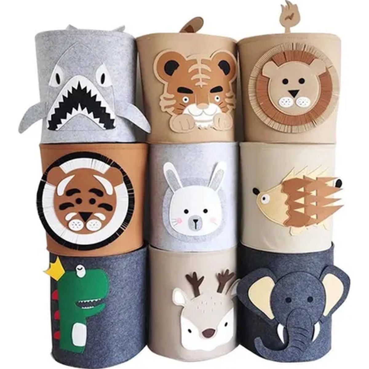 GENERICO - Canasto infantil diseño animales