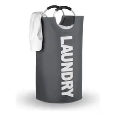 GENERICO - Cesta ropa sucia plegable con asas laundry