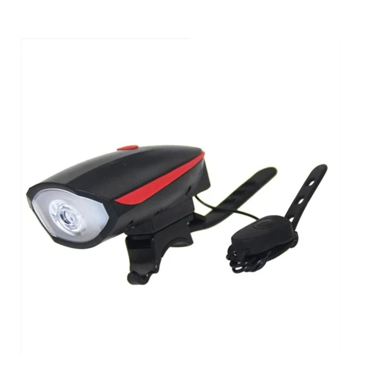 GENERICO - Luz Led Recargable Bicicleta Contra Agua Con Bocina