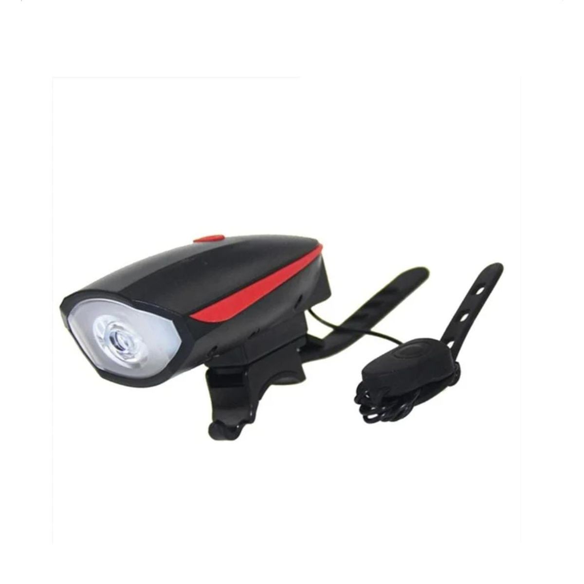 GENERICO - Luz Led Recargable Bicicleta Contra Agua Con Bocina
