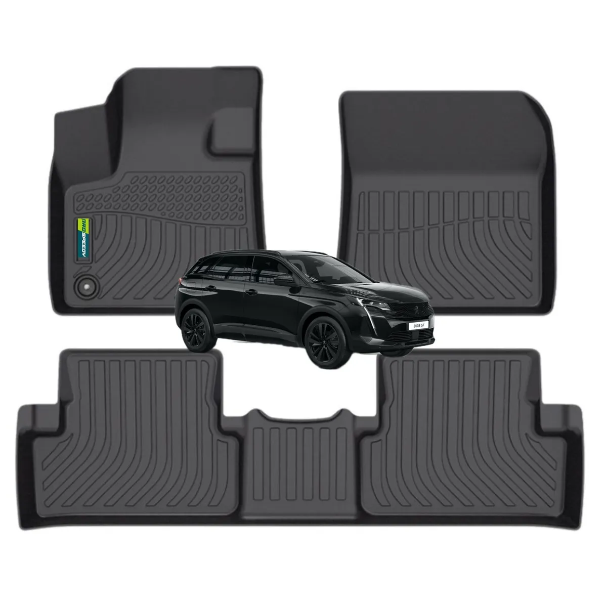 GENERICO - PISOS CALCE PERFECTO PROSPEEDY PEUGEOT 3008 3PIEZAS