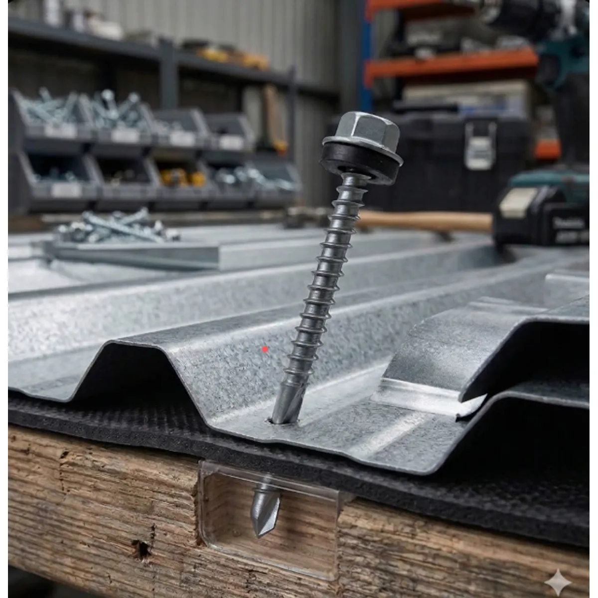 Tornillo Hexagonal Punta Espada 12x3 pulgadas 100 unidades, marca GENERICO - Foto Principal