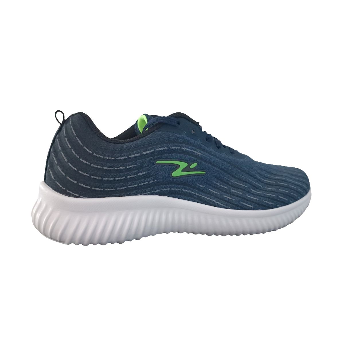 POZATINI - ZAPATILLA DEPORTIVA HOMBRE MARINO NEGRO VERDE 8709