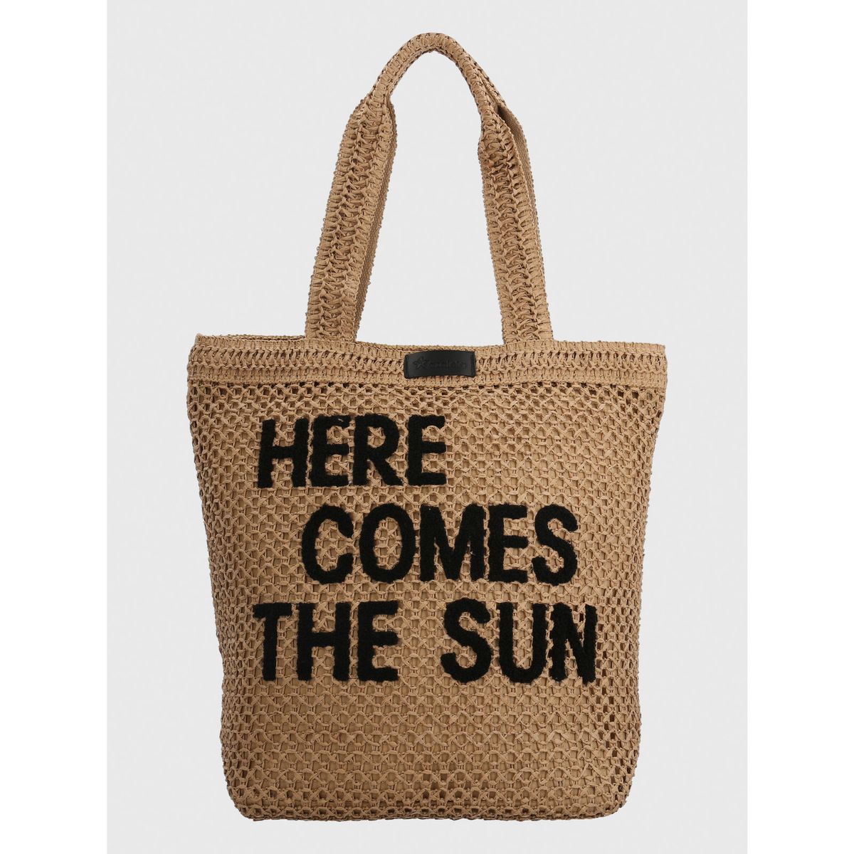 AZALEIA - Cartera Mujer Rafia Tote Café AZALEIA