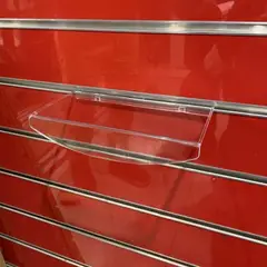 GENERICO - Set 10 Exhibidor Acrilico Transparente Curva 23cm Gms