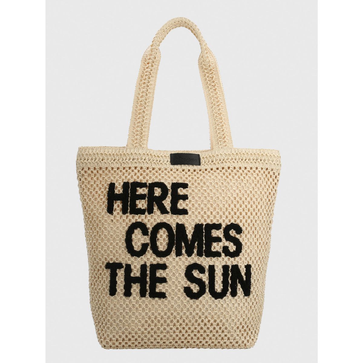 AZALEIA - Cartera Mujer Rafia Tote Beige AZALEIA