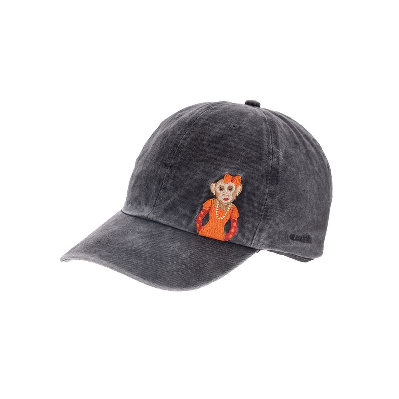 AZALEIA - Jockey Algodón Mujer Monkey Cap Gris AZALEIA