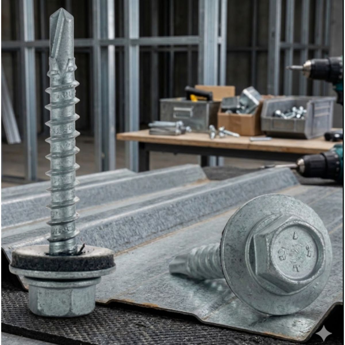 GENERICO - Tornillo Hexagonal Punta Broca 12x3/4 pulgadas 100 unidades