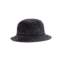 AZALEIA - Gorro Algodón Mujer Bucket Gris