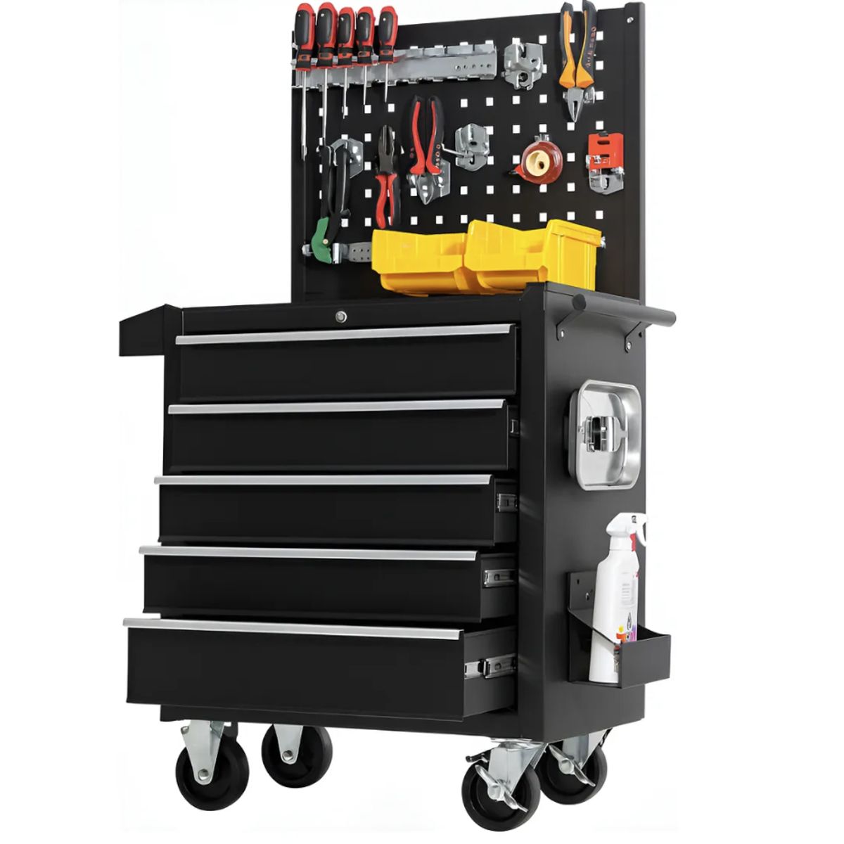 HOMER DESIGN - Carro Gabinete Para Herramientas Con Repisa Y Organizacion