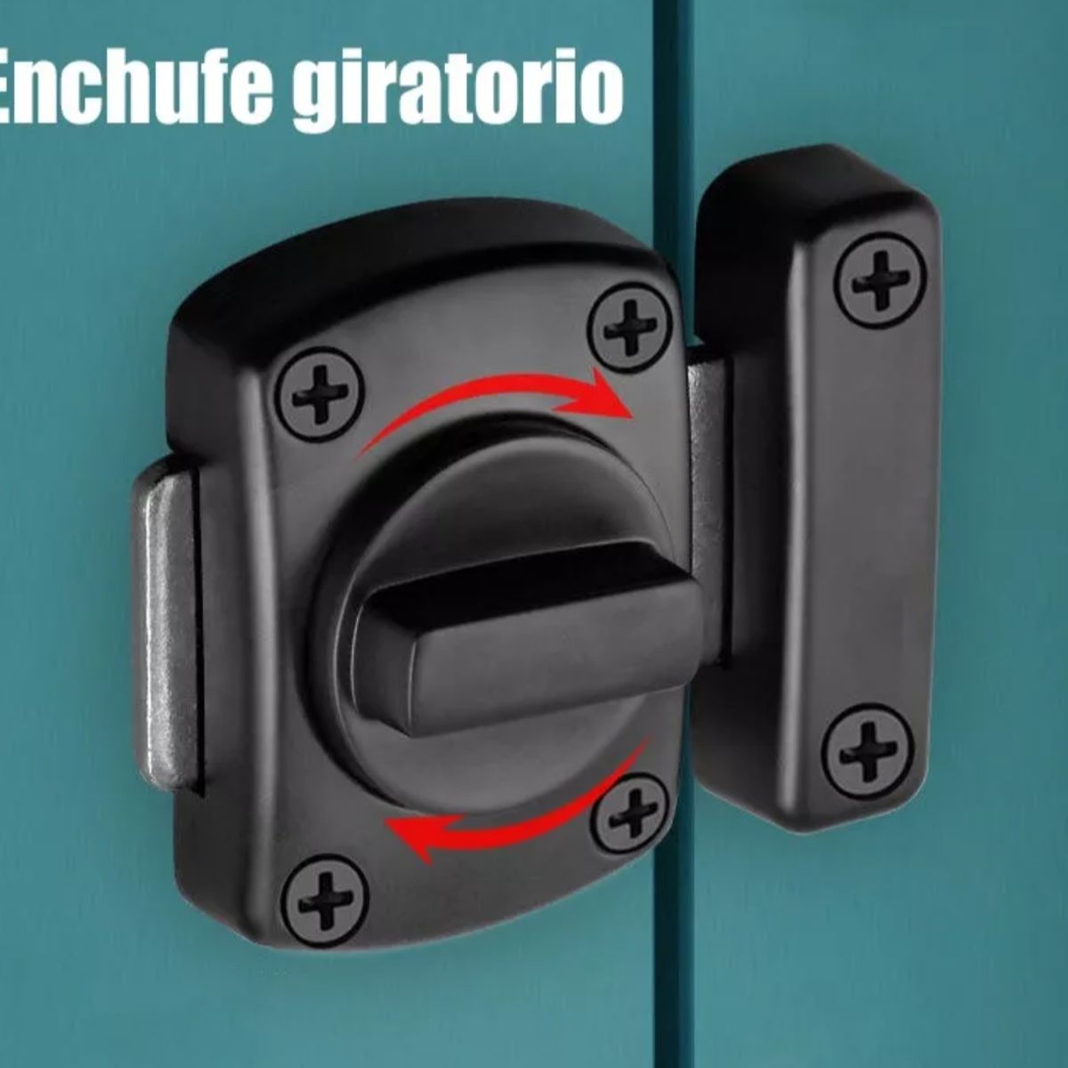 ATURE - 5 Unids Cerraduras De Puerta Gabinete Para Baño Inodoro Negro