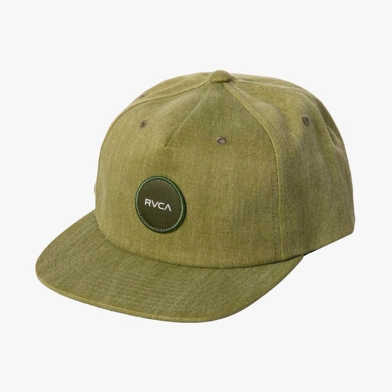 RVCA - Jockey Unisex RVCA Relax Snapback Olive