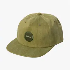 RVCA - Jockey Unisex Relax Snapback Olive