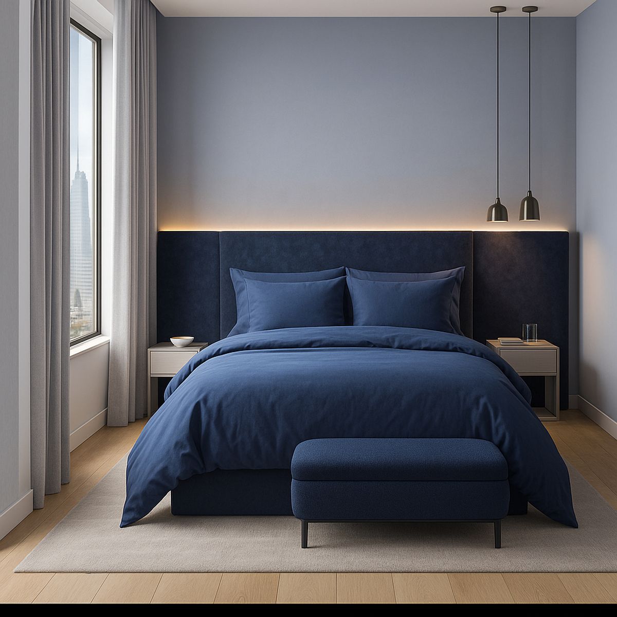 ARMONIA - Set de sábanas 2 plazas Signature 800 hilos liso