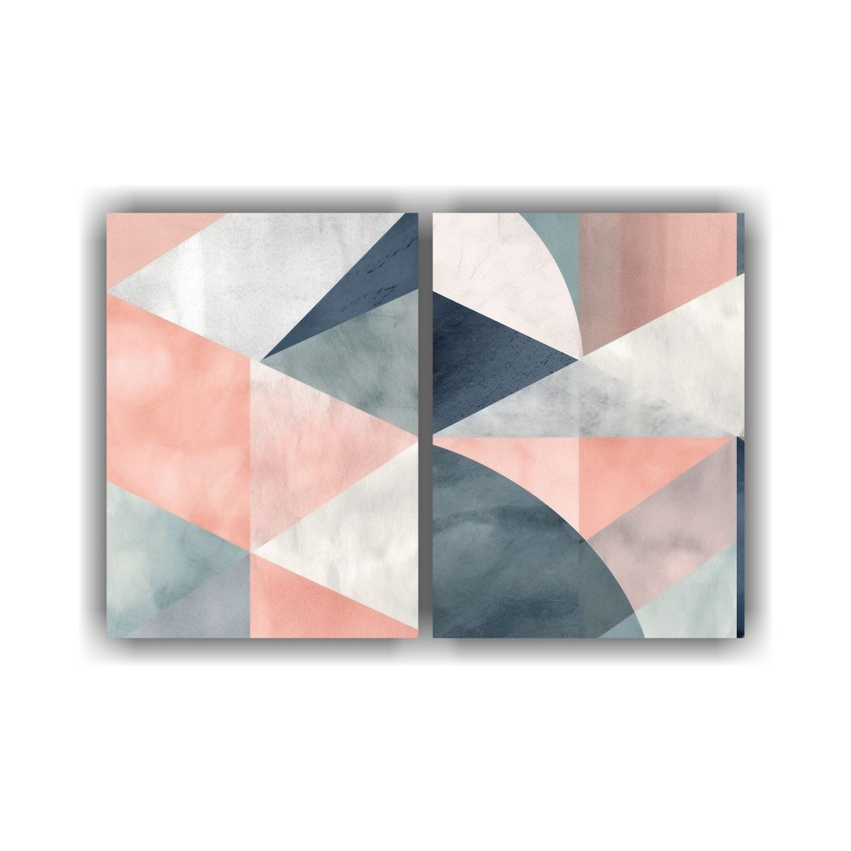 GENERICO - Composiciones Geométricas En Estilo Galería 100x65 Cm