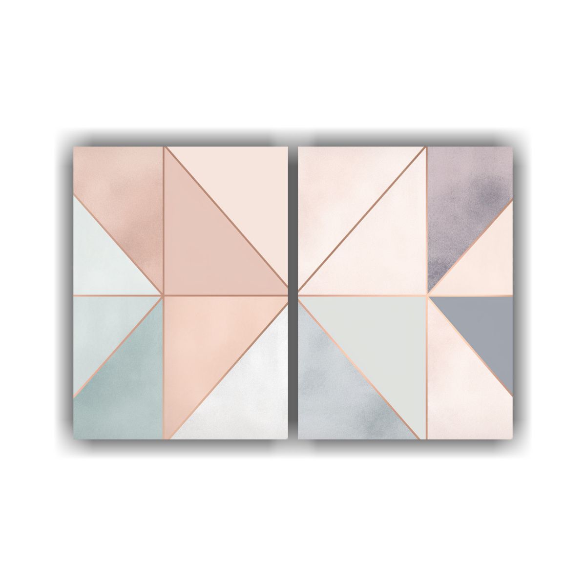 GENERICO - Cuadro Decorativo Composición Simétrica 100x65 Cm