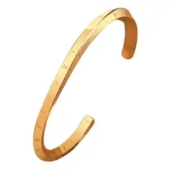 GENERICO - Pulsera Gold Space Runas Vikingas Hombre