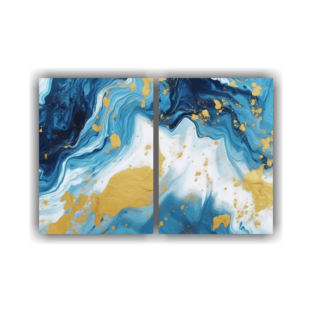 GENERICO - Pinturas Abstractas En Lienzo Con Textura De 100x75 Cm