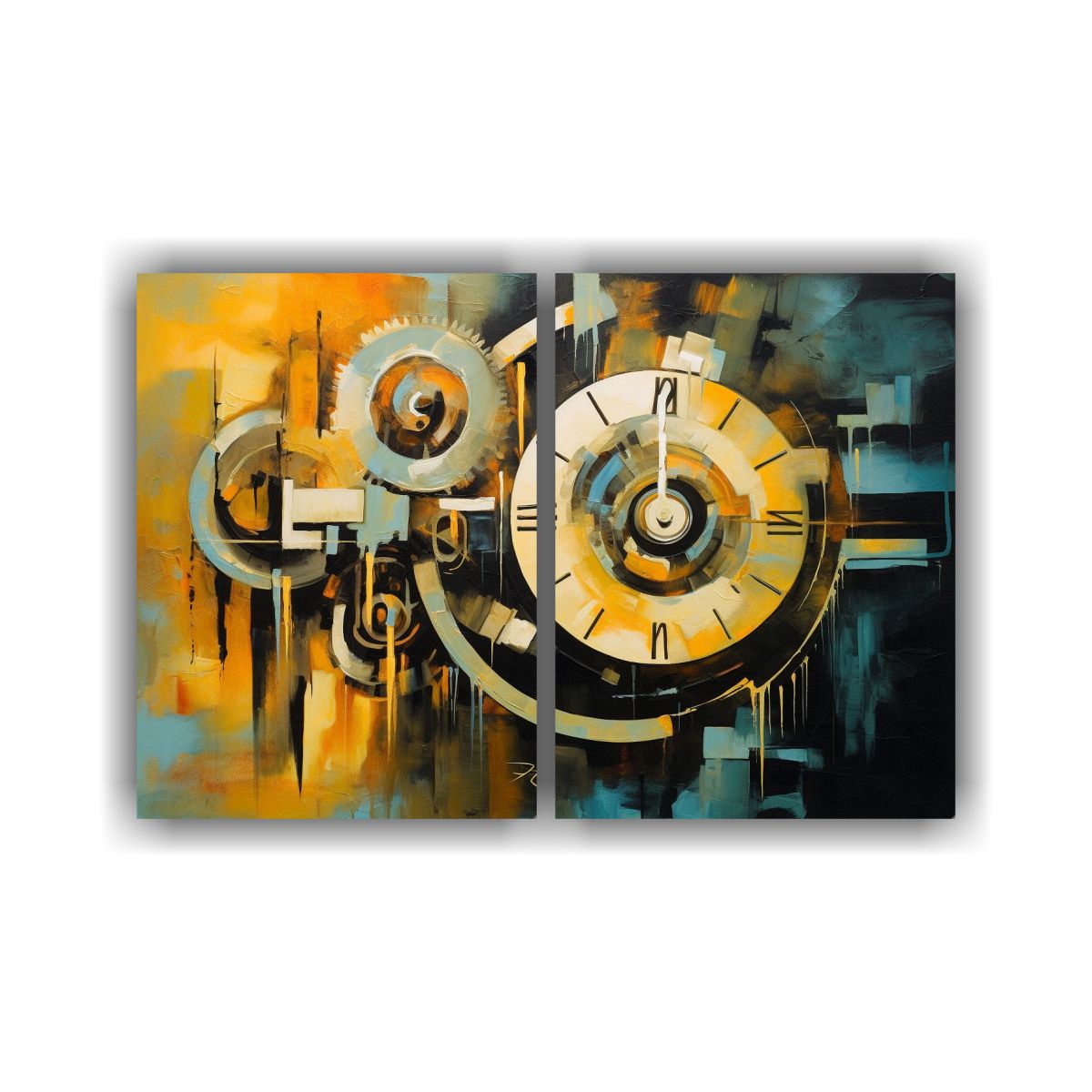 GENERICO - Pinturas Abstractas Modernas Con Pocos Motivos 100x65 Cm