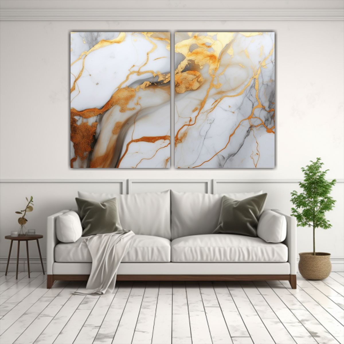 GENERICO - Cuadros Decorativos Para Sala Con Fondo De 100x75 Cm