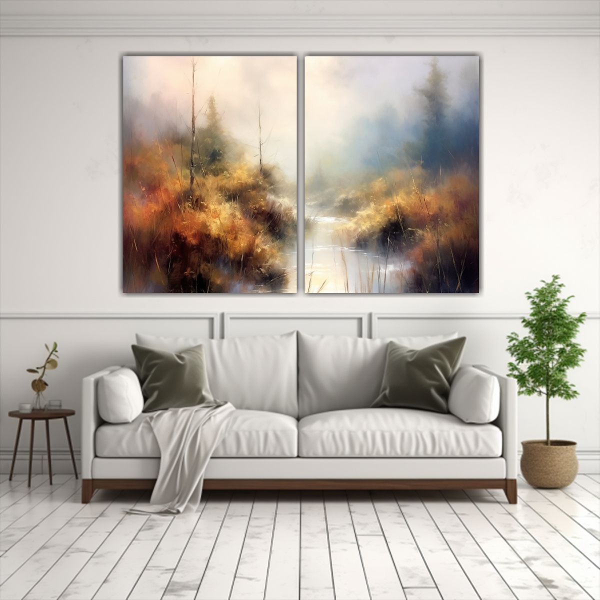 GENERICO - Pinturas De Decoración Con Luz Natural Cálida 100x65 Cm