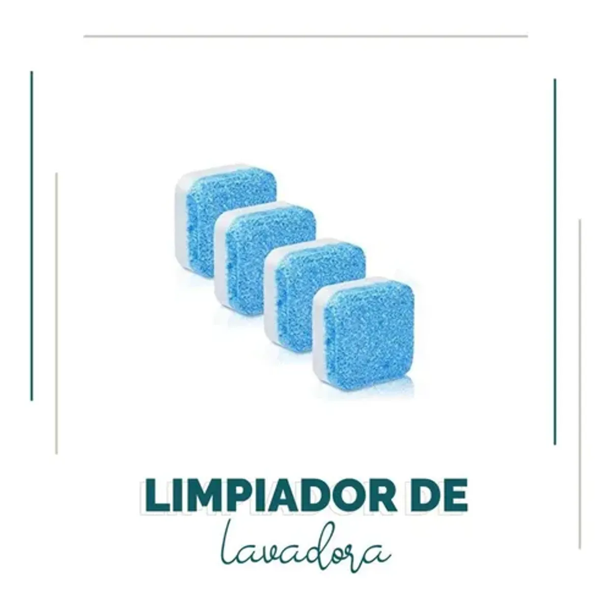 MOVI - SET DE 12 PASTILLAS PARA LIMPIAR LAVADORA