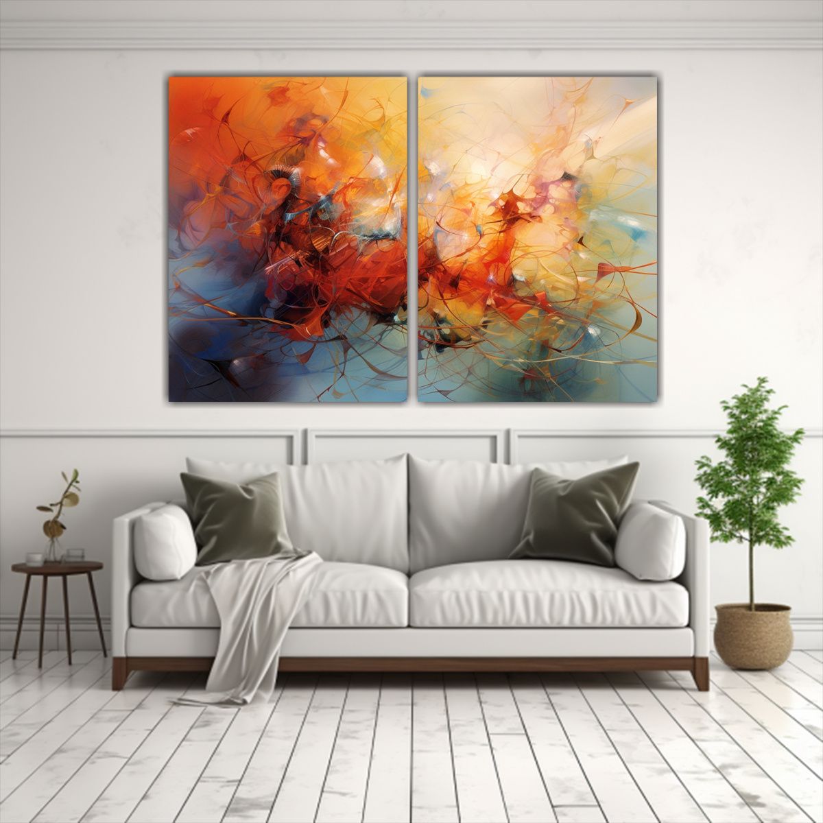 GENERICO - Pinturas Decorativas Detalle Microscópico De 100x75 Cm