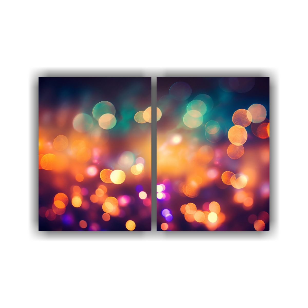 GENERICO - Pinturas Decorativas Con Textura De Imagen Bokeh 100x65 Cm