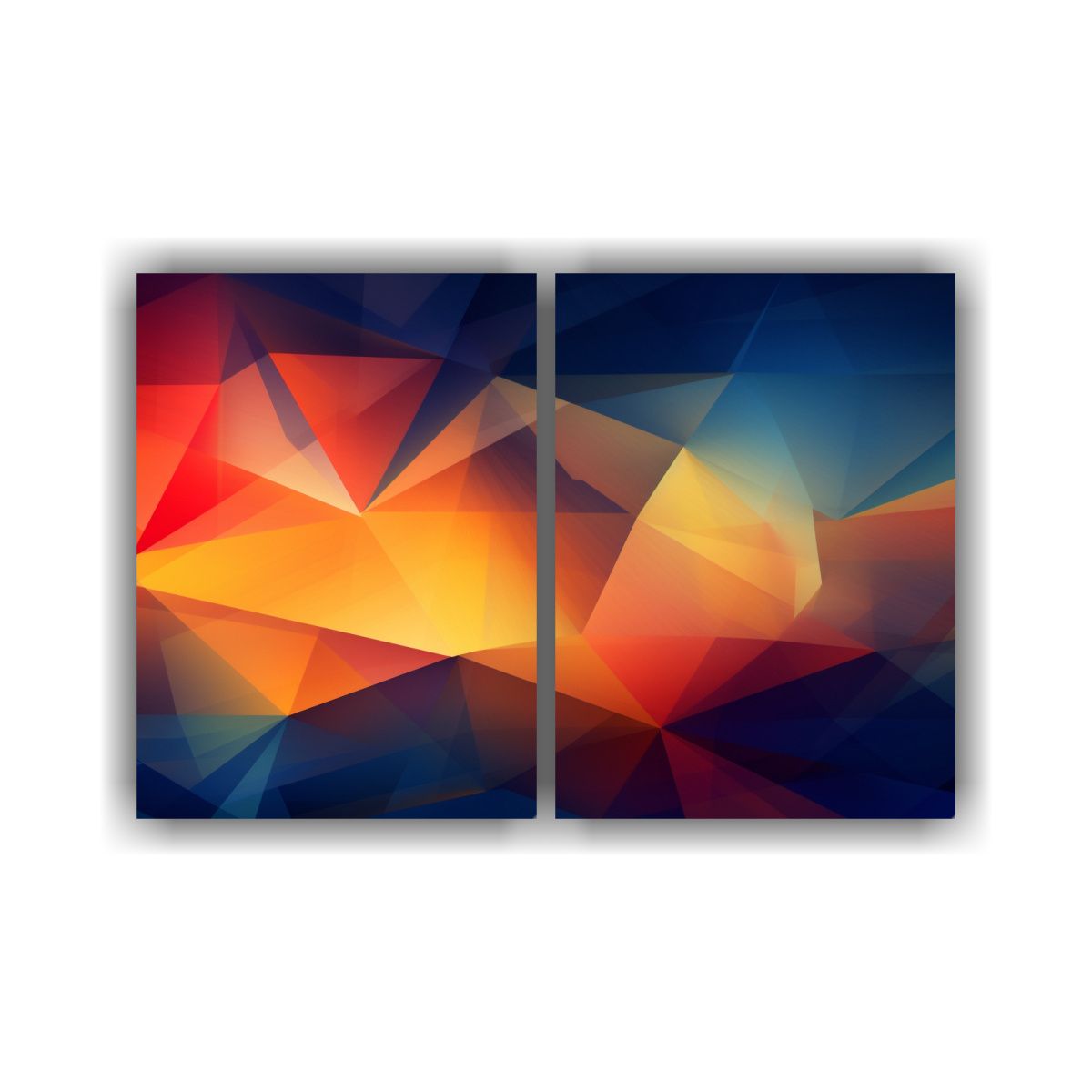 GENERICO - Pinturas Decorativas Abstractas Geométricas Y 100x75 Cm