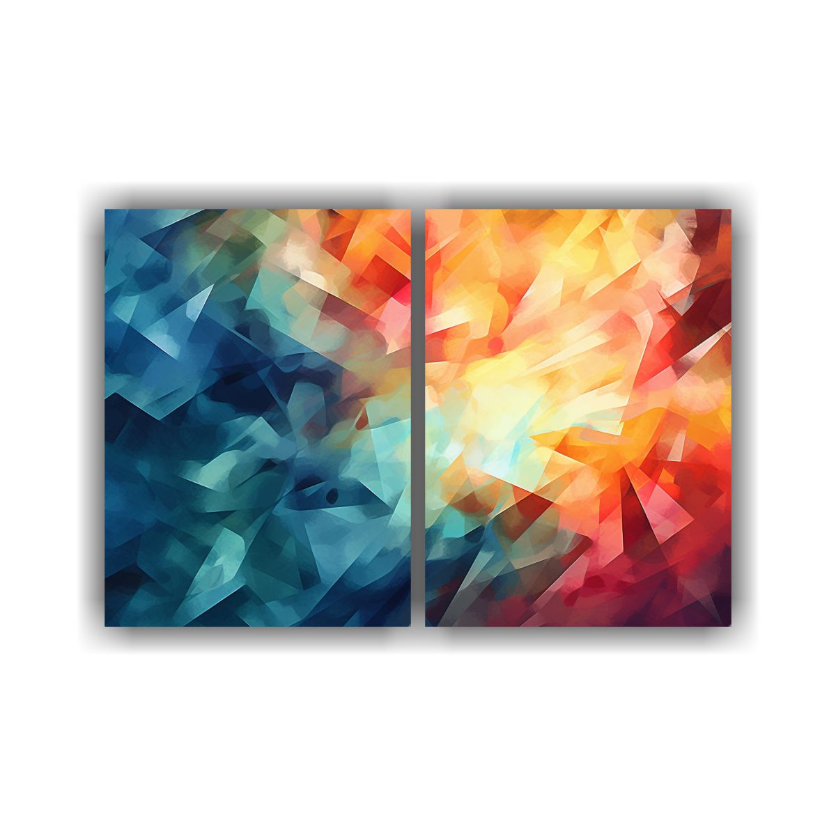 GENERICO - Pinturas Abstractas Para Decorar Inspiradas En 100x65 Cm