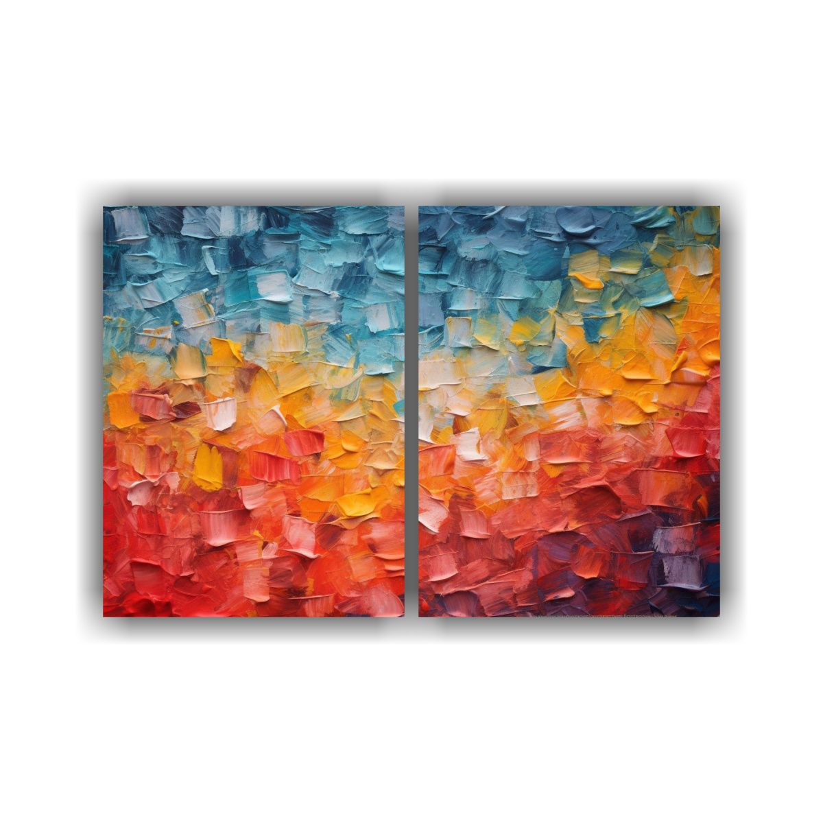 GENERICO - Cuadros En Bastidor Decorativos Con Texturas Y 100x75 Cm