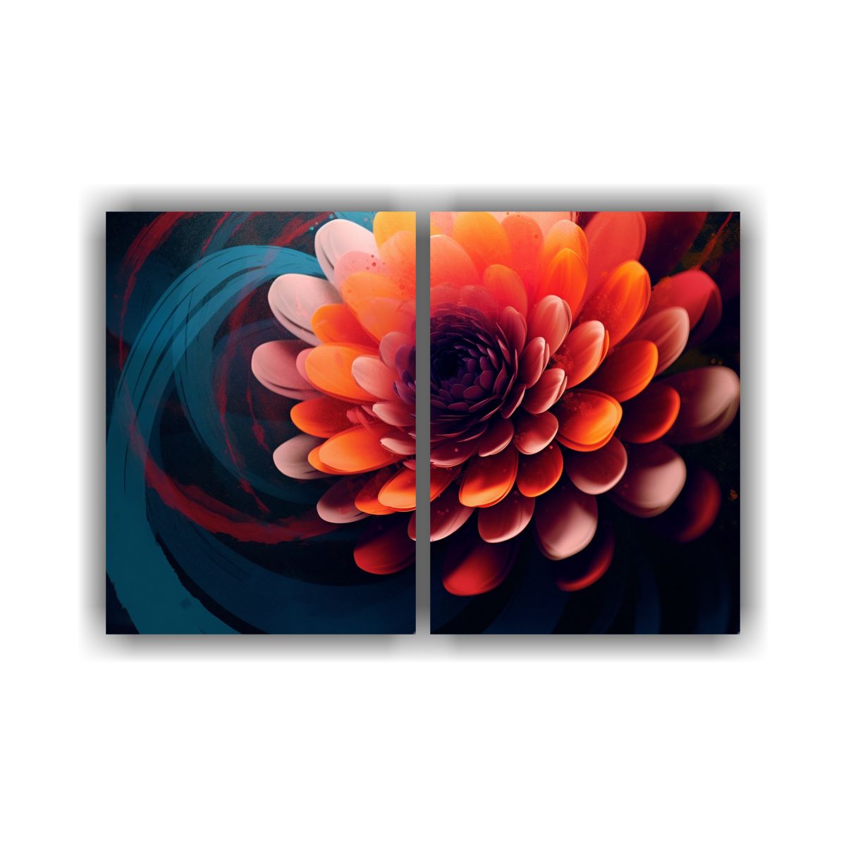 GENERICO - Conjunto De Cuadros En Bastidor Tonos Económicos 100x75 Cm